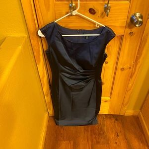 Gorgeous Ralph Lauren navy blue dress.